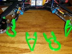 Emax 250 Nighthawk Pro landing gear(sizes for standard 3mm, polycarbonate 4.4mm, and 5mm arms)