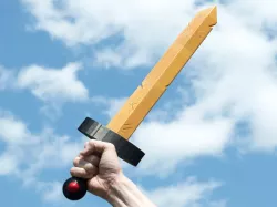 Finn's Golden Sword of Battle, 'Scarlet', from Adventure Time