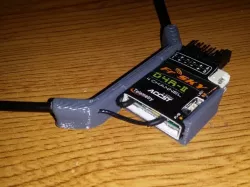 FRSKY D4R-II 15 degre mount with antenna supports