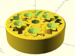 Gear bearing w/ texture