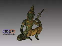 Indian God Sculpture 3D Scan