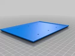 Jumbo Triple blank plate