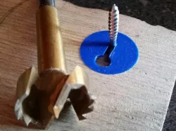 Keyhole hanger insert