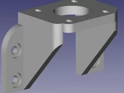 Lautr3k Z Motor Mount For 48mm Tall Nema 17