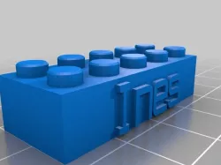 Lego Block Necklace/Keychain (Ines)