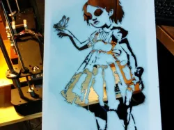 Little Sister Stencil