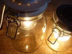 Mason Jar Lamp Lid
