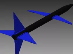 Model rocket glider concept