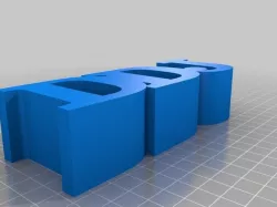 My Customized 3 Letters in a Row
