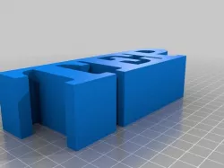 My Customized 3 Letters in a Row