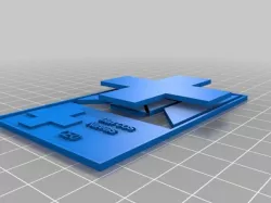 My Customized Cross puzzle  - business card format