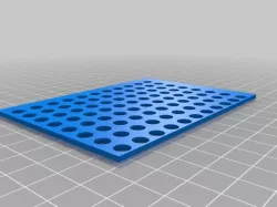 My Customized Parametric 106.4x76 perf plate