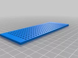 My Customized Parametric 138x50x3 perf plate v1
