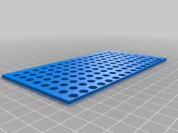 My Customized Parametric 144x76 perf plate