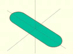 OpenSCAD Awesome 2D Rectangle Curved Edge Generator