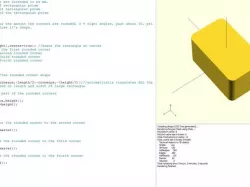 OpenSCAD Awesome 3D Rectangular Prism Curved Edge Generator