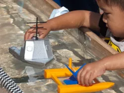 OSMM Moat Boat Paddle Battle examples