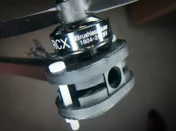 RCX 1804 2400kv Motor Mount (10mm Carbon Box Tubing)