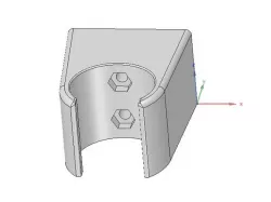 Replacement for small shower head holder