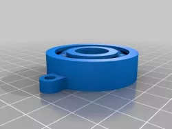 Roller bearing keychain