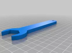 Spindle wrench for a Taig mill