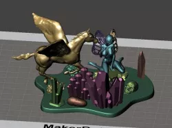 the pegasus and the fairy