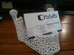 Voronoi Mandible Card Holder