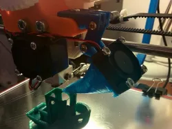 30mm Fan Duct for Prusa I3 with Wades Geared Extruder