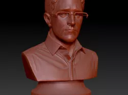 6" Bust of Edward Snowden (Originally placed in Fort Green Park, Brooklyn)