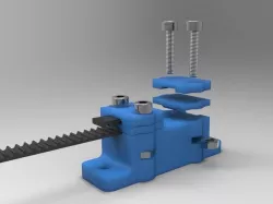 Anchor strap modified Y-axis (Prusa i3)