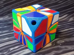 Asymmetrical Dino 2x2 Rubik's Cube