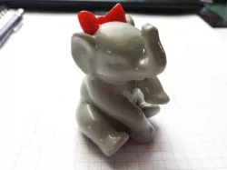 Baby elephant with bowtie