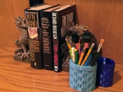 Basket Weave Pencil Cup