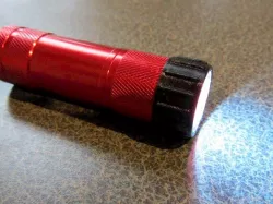 Bumper for Free Harbor Freight Flashlight