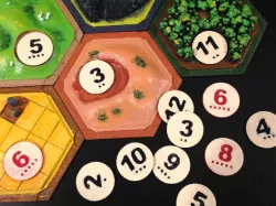 Catan Number Tokens