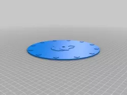 Clock Face with Customizable Polygon Image