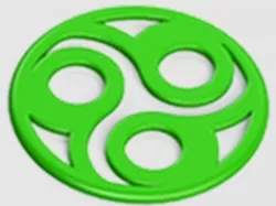 Coaster Triskelion & Yan Yang