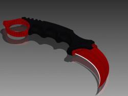 Karambit Knife CS:GO / 3d file by RataMojada, Download free STL model