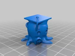 Cute Octo Graduate