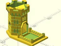 Dice Tower (Hexagon, Big)