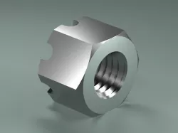 DIN 935 created in PARTsolutions