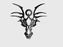 Dragon keychain