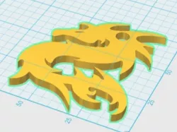 Dragon keychain