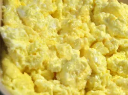 eggs cooked on printer