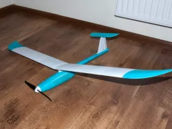 Fully 3D printed sailplane model. optimized for 0.2 nozzle (weight reduction)