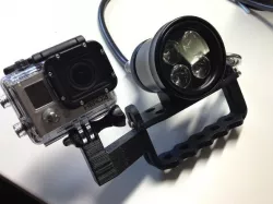 GoPro Camera to Goodman Handle Torch Mount