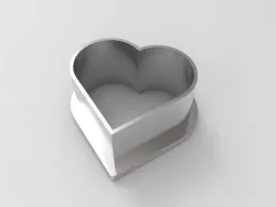 Heart cookie cutter