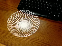Lace Doily Bowl (Prints Flat)