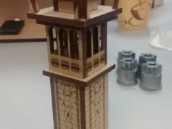 Laser Cut Berkeley Campanile