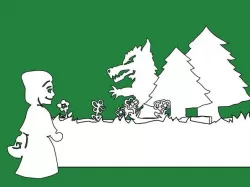 LaserCut Fairytale: Puppet Theater "Little Red Riding Hood"